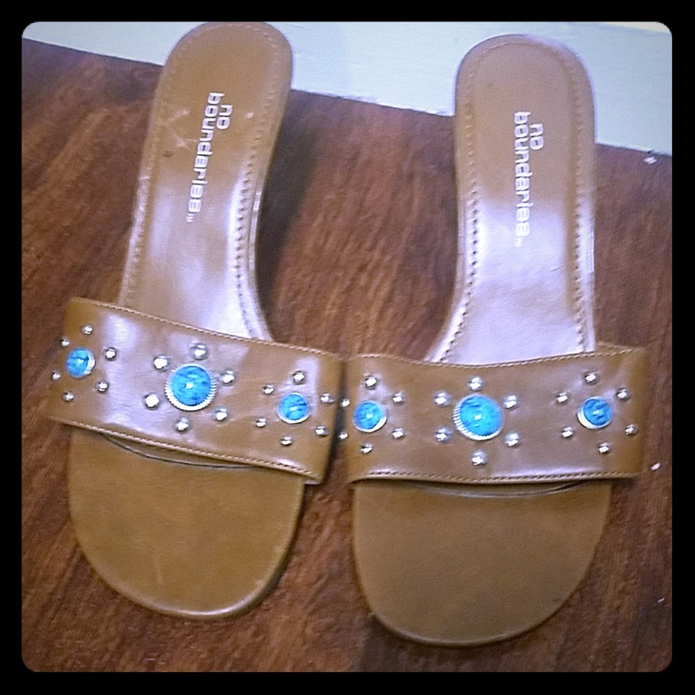 No Boundaries heeled sandals